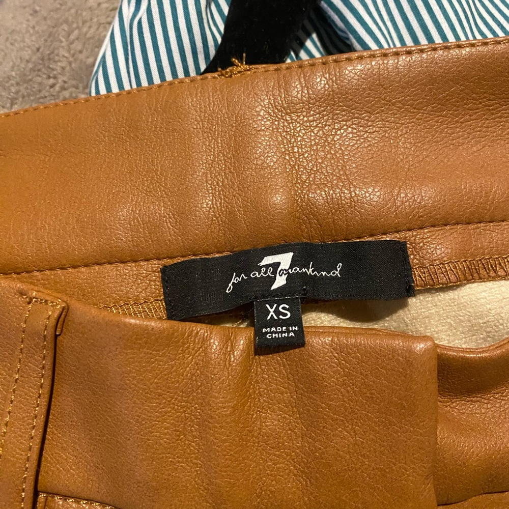 Faux Leather Pants